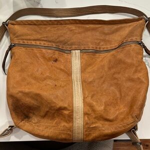 Rough & Tumble Brown Leather Bag/backpack